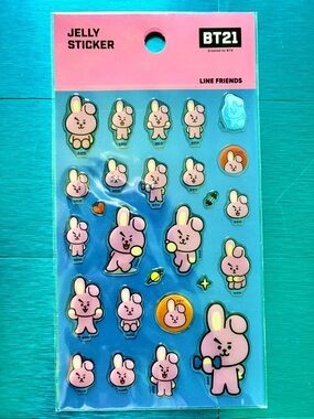 BT21 Kooky Jelly Sticker Sheet by LINE FRIENDS